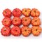 12-Pack: Artificial Vibrant Orange Pumpkins - Autumn Accents for Fall Crafts, Centerpieces